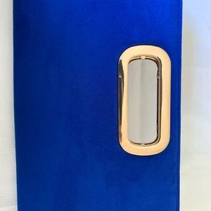 Electric blue clutch